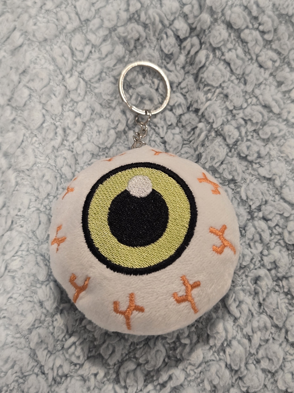 Plush Eyeball Bag Charm Keychain